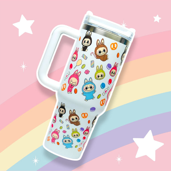 Candyland Labubu - White | Labubu x Stanley™️| 40oz/1.1ltr | 💯 Authentic Stanley