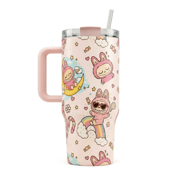 Excited Labubus X Stanley™️| Customized Tumbler | 40oz QUENCHER